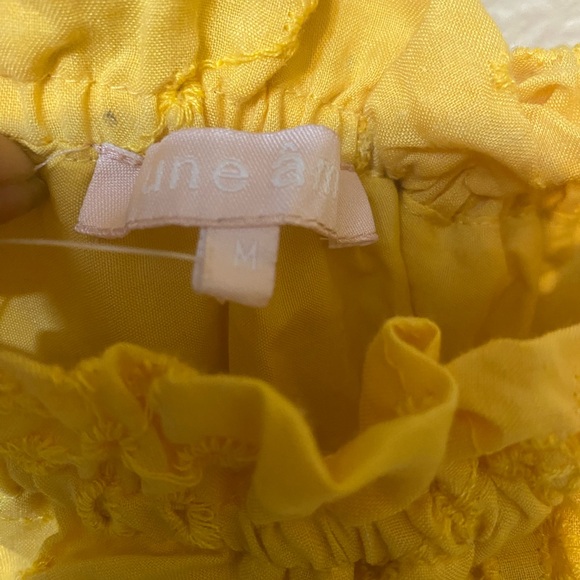 Yellow Eyelet Maxi Dress - Picture 5 of 5